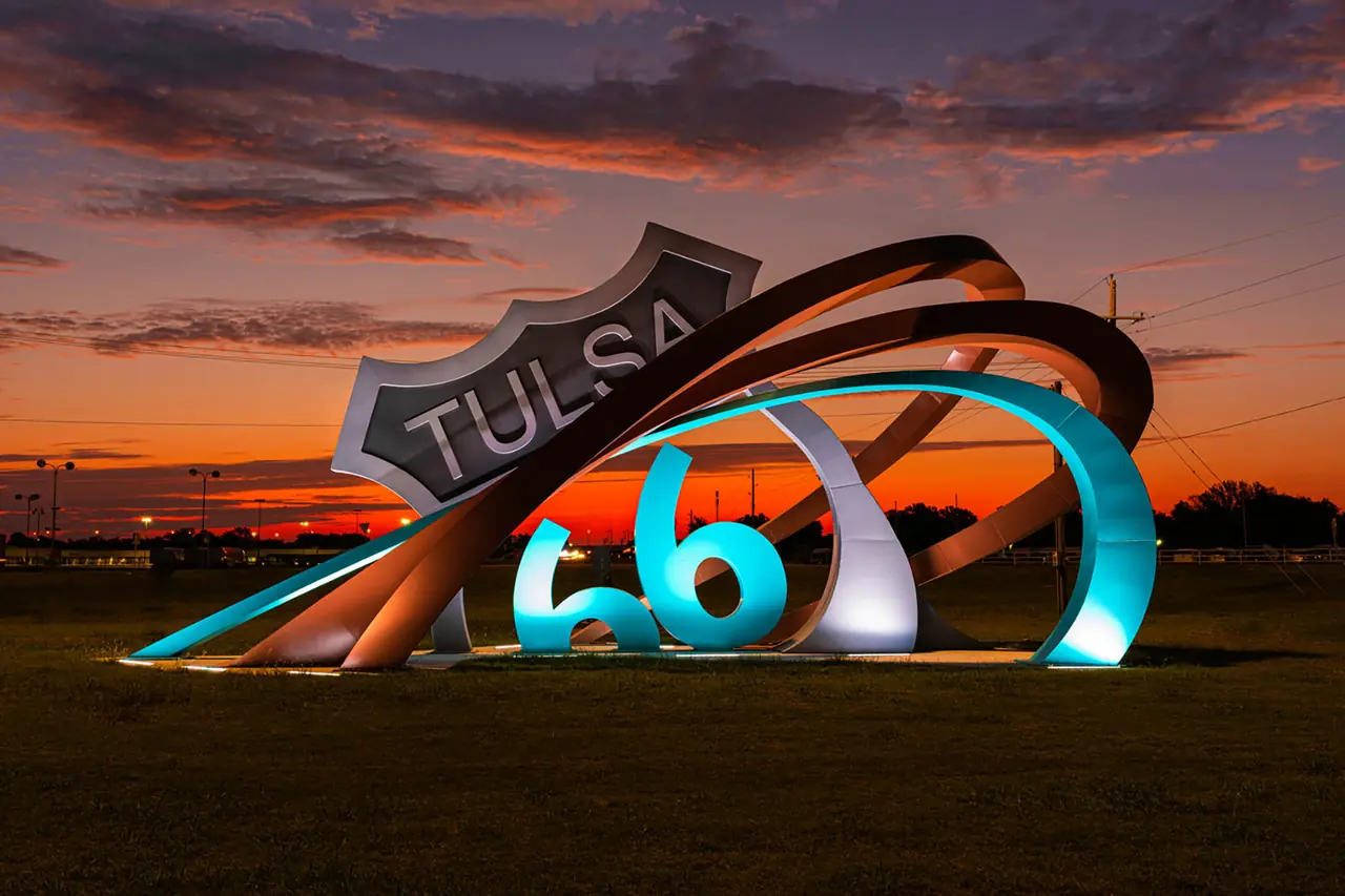 Tulsa: 오클라호마주의 66번 국도 수도 사진